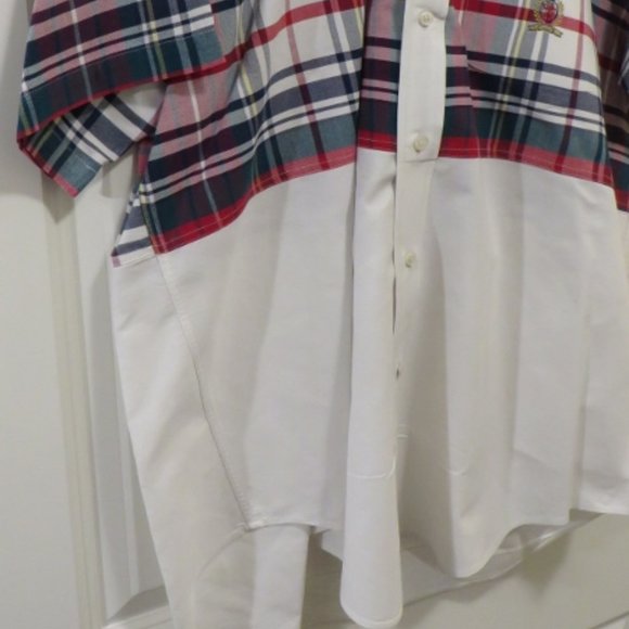 Beautiful TOMMY HILFIGER Casual Shirt - Two Tone - 90's Era - Medium - Picture 6 of 13